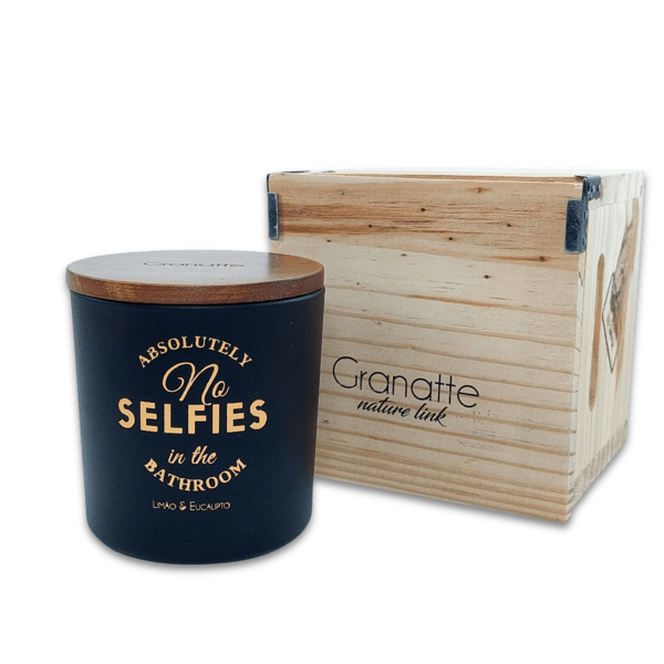 Vela Vegetal Aromática Para Lavabo | No Selfies Granatte - Ca